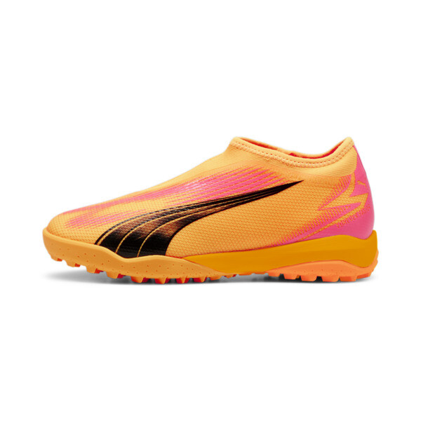 Botin Ultra Match TT, Sun Stream-PUMA Black-Sunset Glow, swatch-ARG