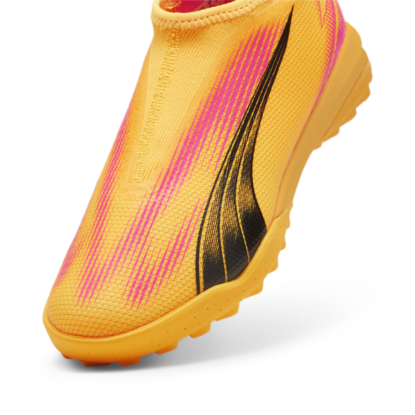 Botines de futsal Ultra Match TT, Sun Stream-PUMA Black-Sunset Glow, large-ARG