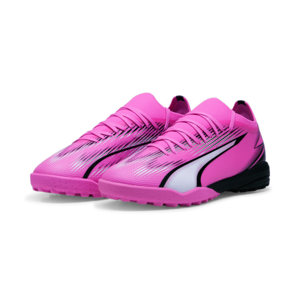 Botines de futsal ULTRA MATCH TT, Poison Pink-PUMA White-PUMA Black, large-ARG