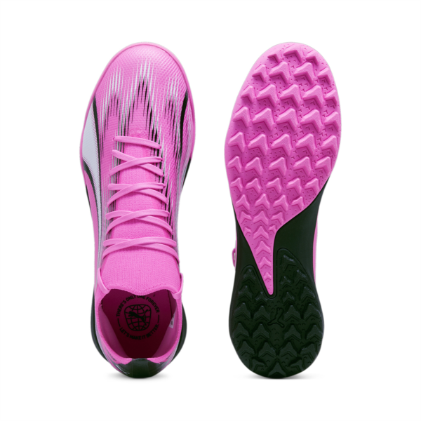 Botines de futsal ULTRA MATCH TT, Poison Pink-PUMA White-PUMA Black, large-ARG