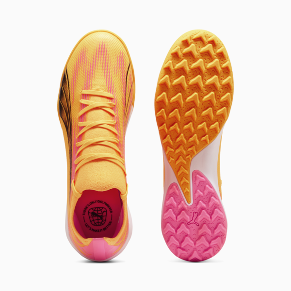 Botines de futsal ULTRA MATCH TT, Sun Stream-PUMA Black-Sunset Glow, large-ARG