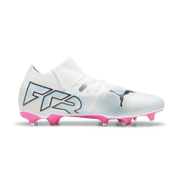 Botines de fútbol FUTURE 7 MATCH FG/AG para hombre, PUMA White-PUMA Black-Poison Pink, large-ARG