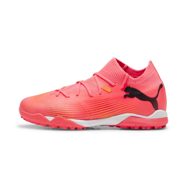 Botines de fútbol FUTURE 7 MATCH TT, Sunset Glow-PUMA Black-Sun Stream, large-ARG