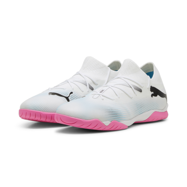 Botín de fútbol FUTURE 7 MATCH IT, PUMA White-PUMA Black-Poison Pink, large-ARG