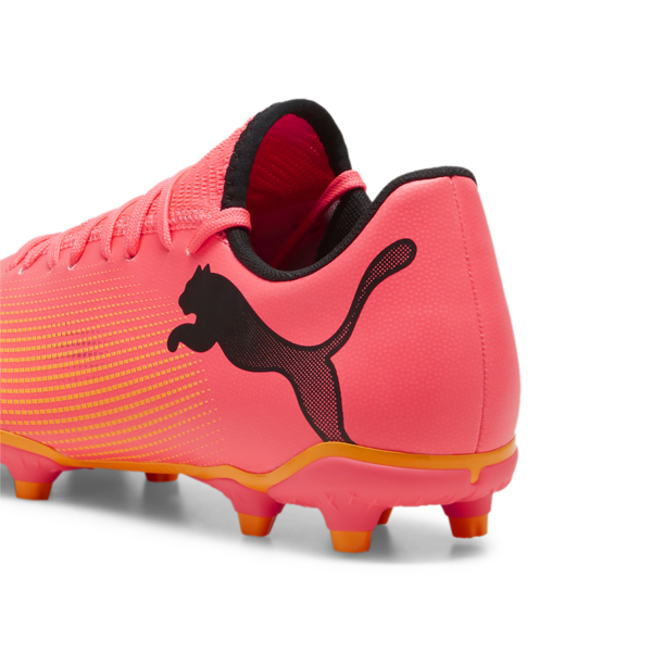 Botines de fútbol FUTURE 7 PLAY FG/AG, Sunset Glow-PUMA Black-Sun Stream, large-ARG