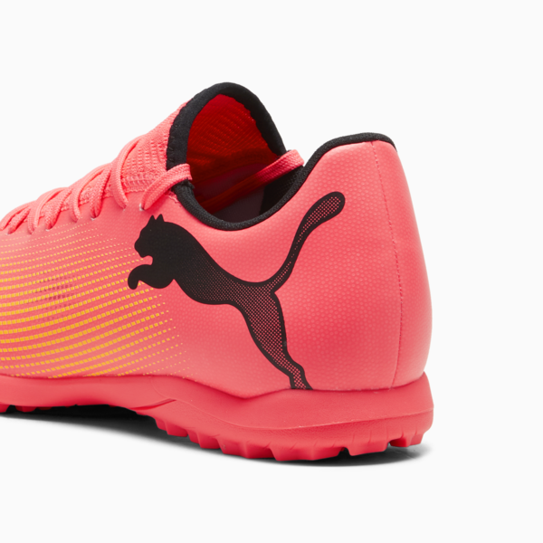 Botines de futsal FUTURE 7 PLAY TT, Sunset Glow-PUMA Black-Sun Stream, large-ARG