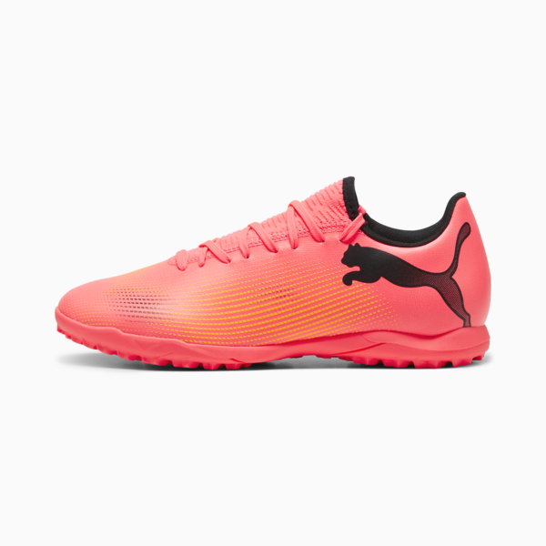 Botines de futsal FUTURE 7 PLAY TT, Sunset Glow-PUMA Black-Sun Stream, large-ARG