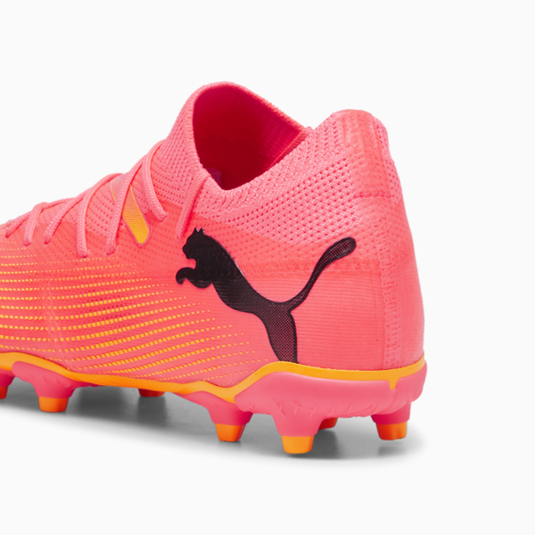 Botines de fútbol juveniles FUTURE 7 MATCH FG/AG, Sunset Glow-PUMA Black-Sun Stream, large-ARG