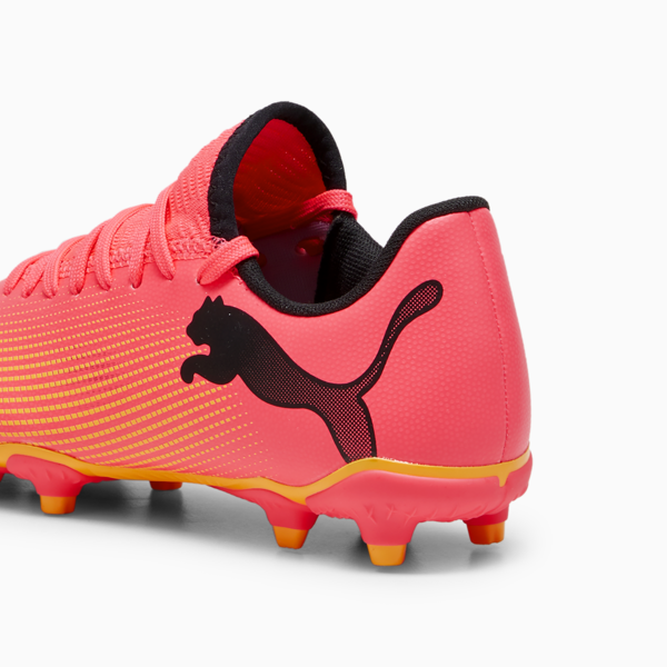 Botines de fútbol FUTURE 7 PLAY FG/AG Jr ADP, Sunset Glow-PUMA Black-Sun Stream, large-ARG