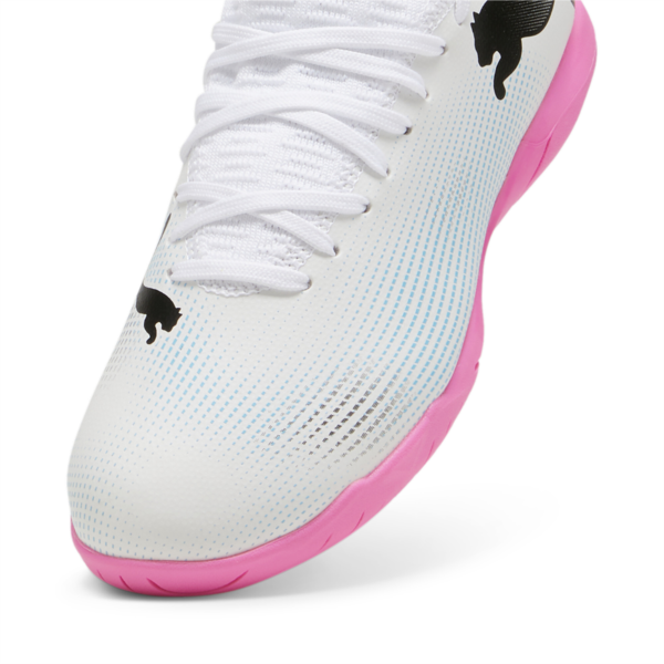 Botín de fútbol juveniles FUTURE 7 PLAY IT, PUMA White-PUMA Black-Poison Pink, large-ARG