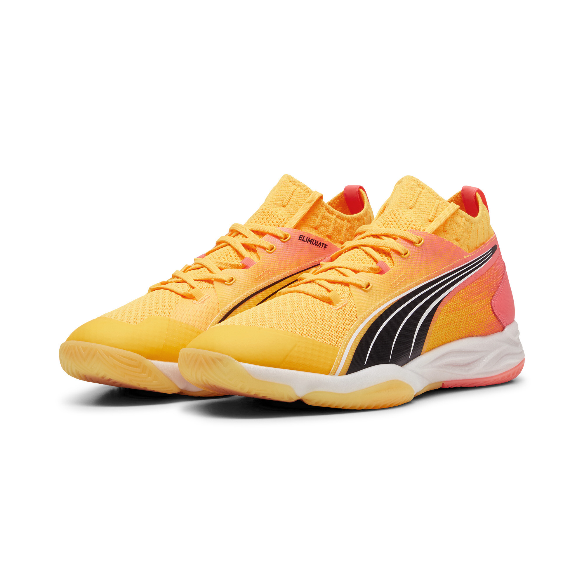 Puma Eliminate NITRO™ SQD Handball Shoes, Orange, Size 47, Shoes