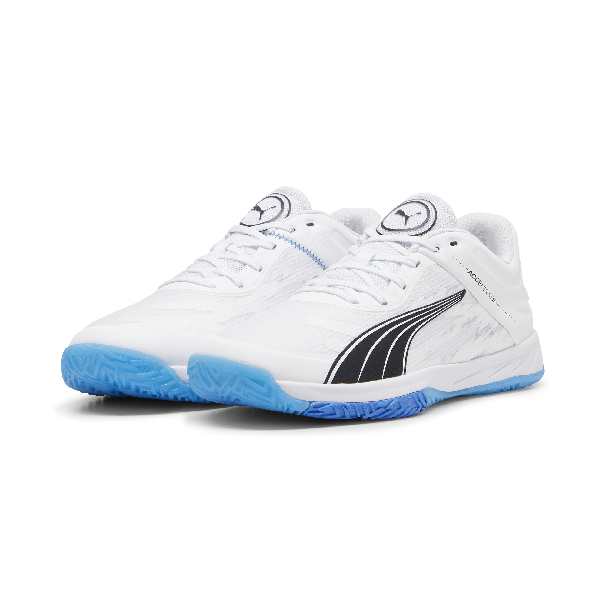 Puma Accelerate Turbo Indoor Shoes Unisex, White, Size 40, Shoes