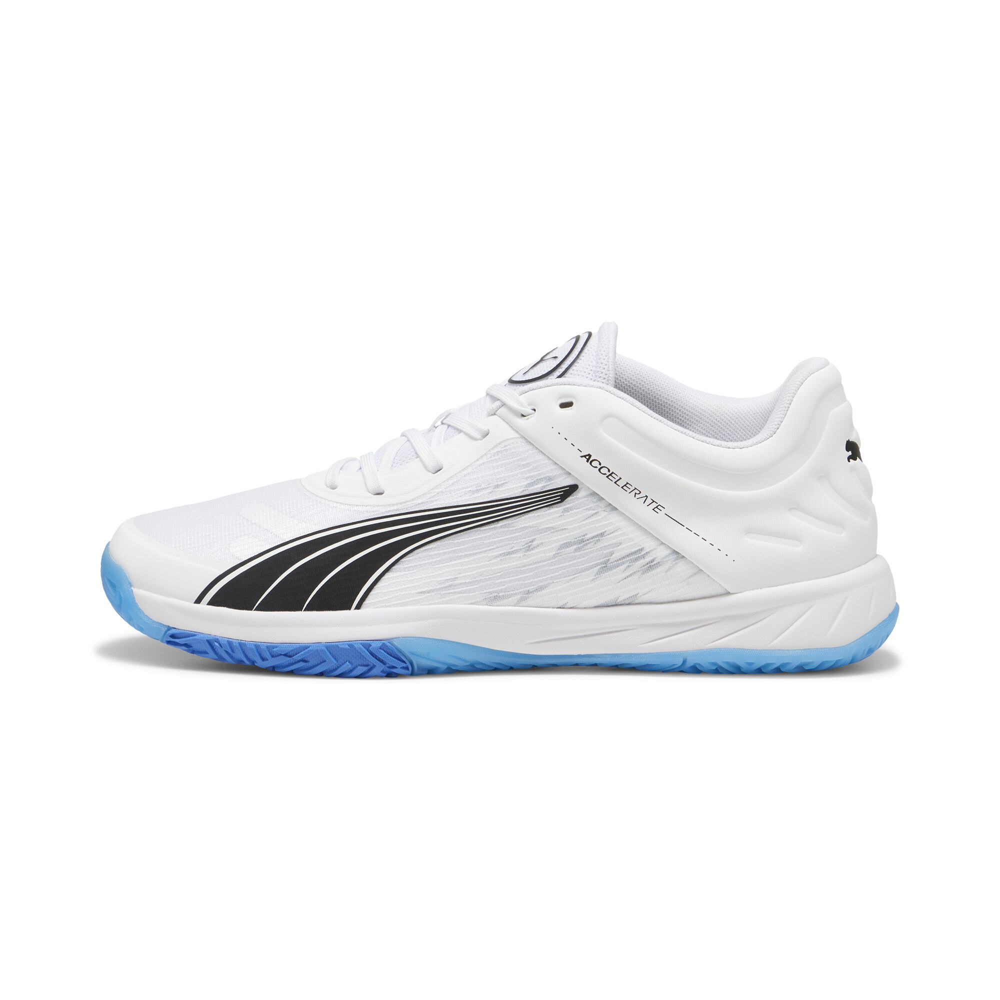 Puma Accelerate Turbo Indoor Shoes Unisex, White, Size 40, Shoes