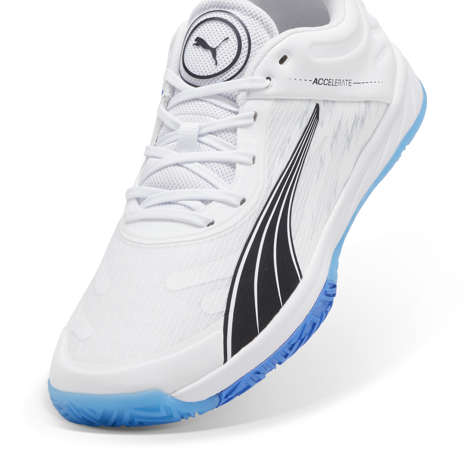 Puma Accelerate Turbo Indoor Shoes Unisex, White, Size 40, Shoes