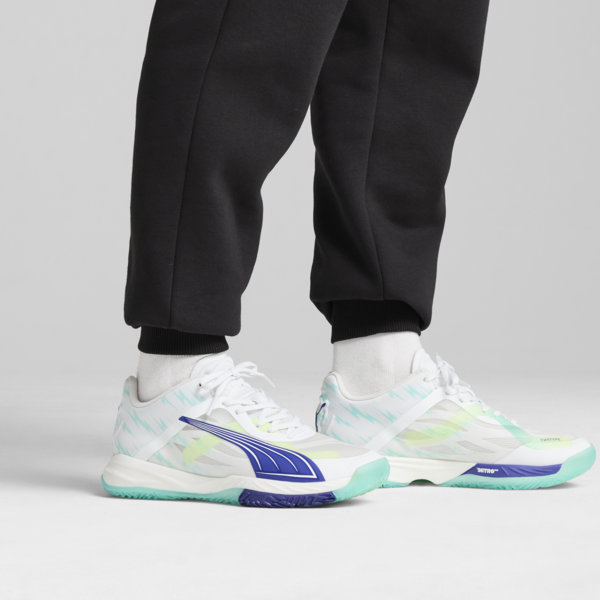 Accelerate NITRO™SQD W+ Indoor Shoes Women, PUMA White-Electric Peppermint-Fizzy Apple, large-ZAF