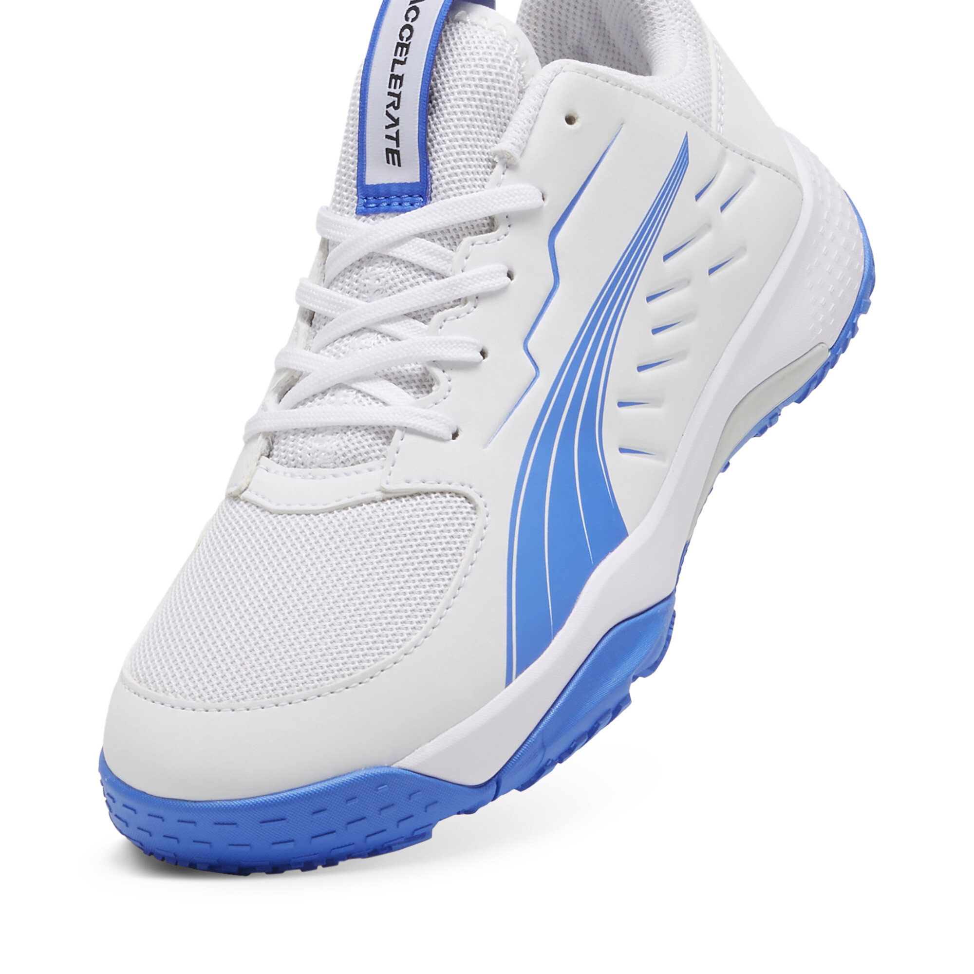 Puma Accelerate Indoor Shoes Youth, White, Size 33, Shoes