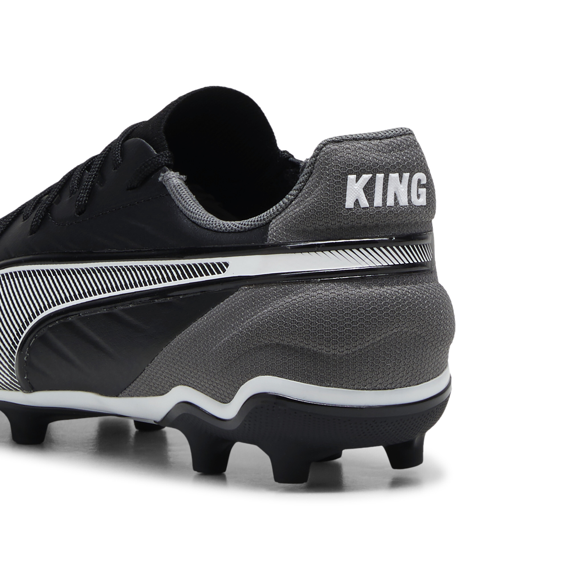 Puma KING MATCH FG/AG Football Boots Youth, Black, Size 38, Shoes