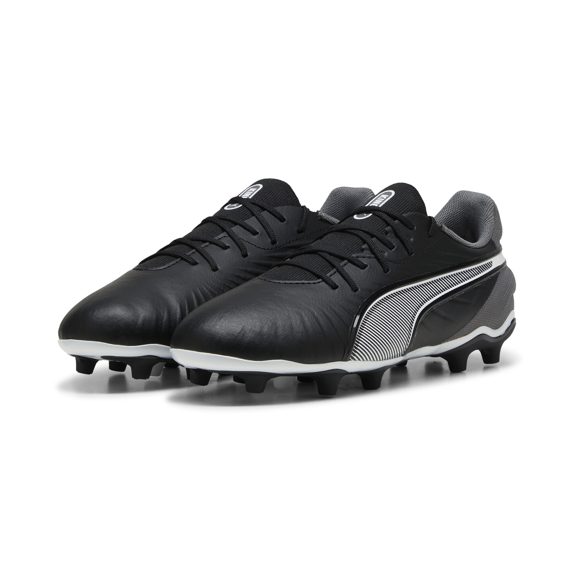 Puma KING MATCH FG/AG Football Boots Youth, Black, Size 38, Shoes