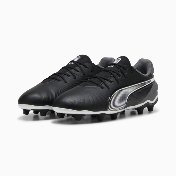 Tacos de futbol KING MATCH FG/AG, PUMA Black-PUMA White-Cool Dark Gray, large-MEX