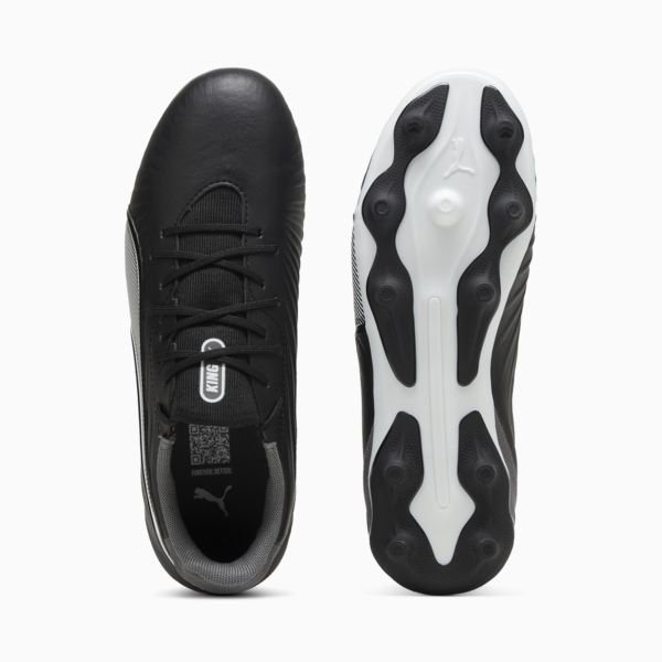 Tacos de futbol KING MATCH FG/AG, PUMA Black-PUMA White-Cool Dark Gray, large-MEX
