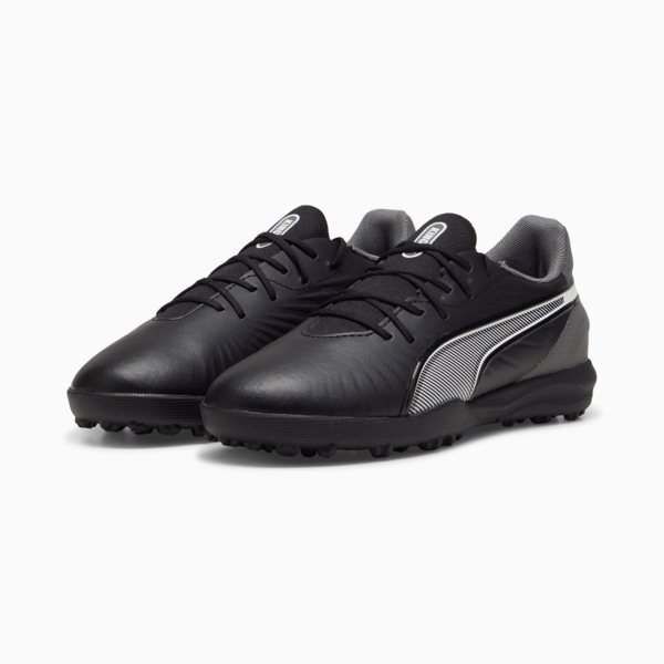 Tacos de futbol KING MATCH TT, PUMA Black-PUMA White-Cool Dark Gray, large-MEX