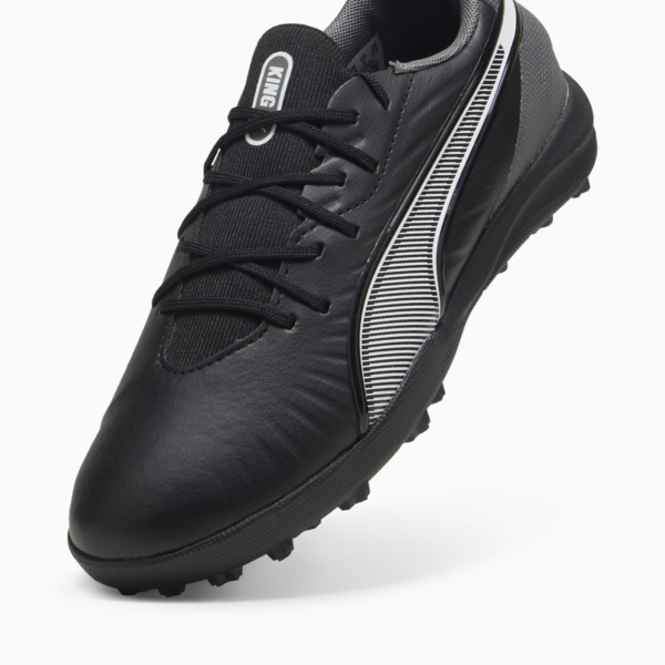 Tacos de futbol KING MATCH TT, PUMA Black-PUMA White-Cool Dark Gray, large-MEX
