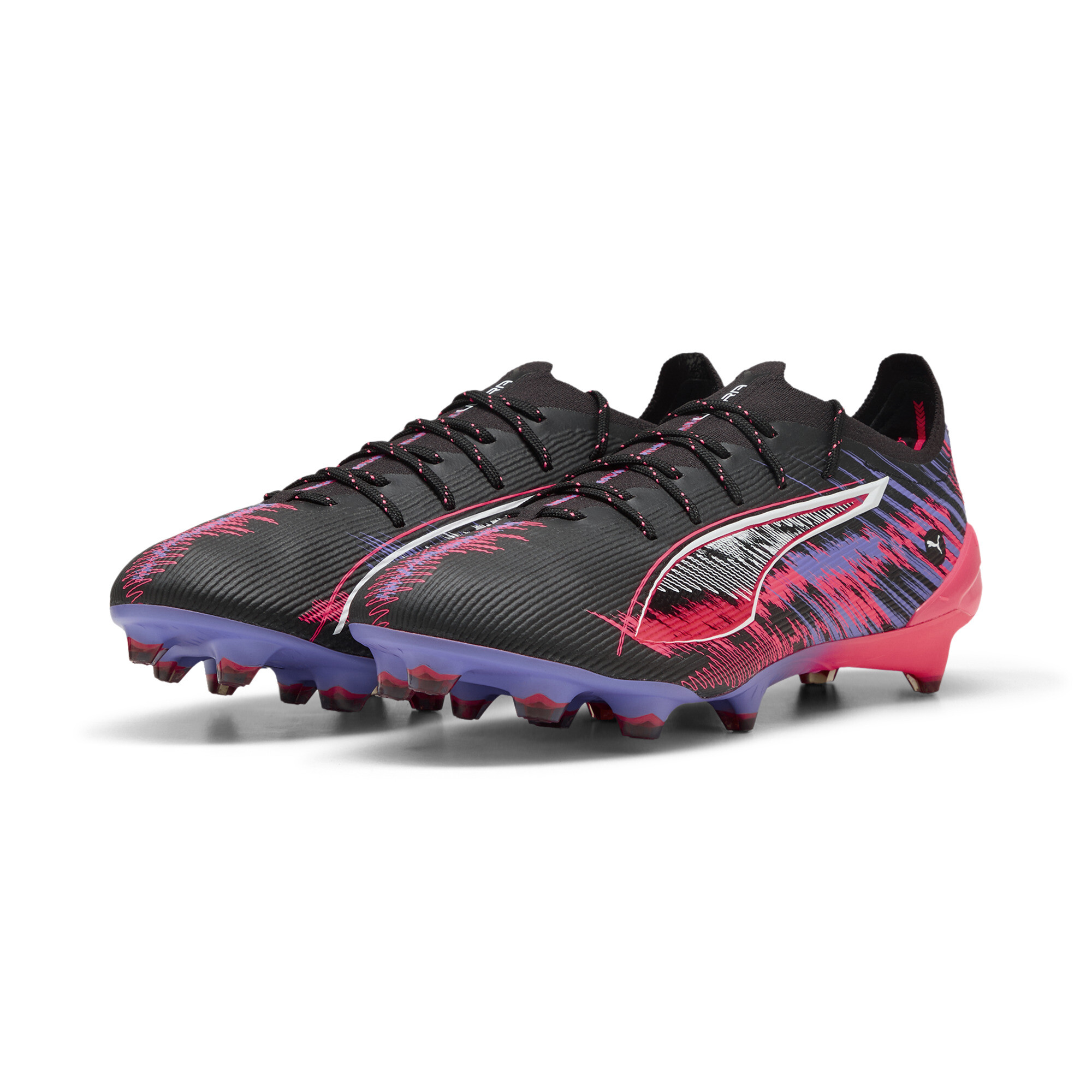 Men's PUMA ULTRA 5 ULTIMATE F1® FG Football Boots In Black, Size EU 45