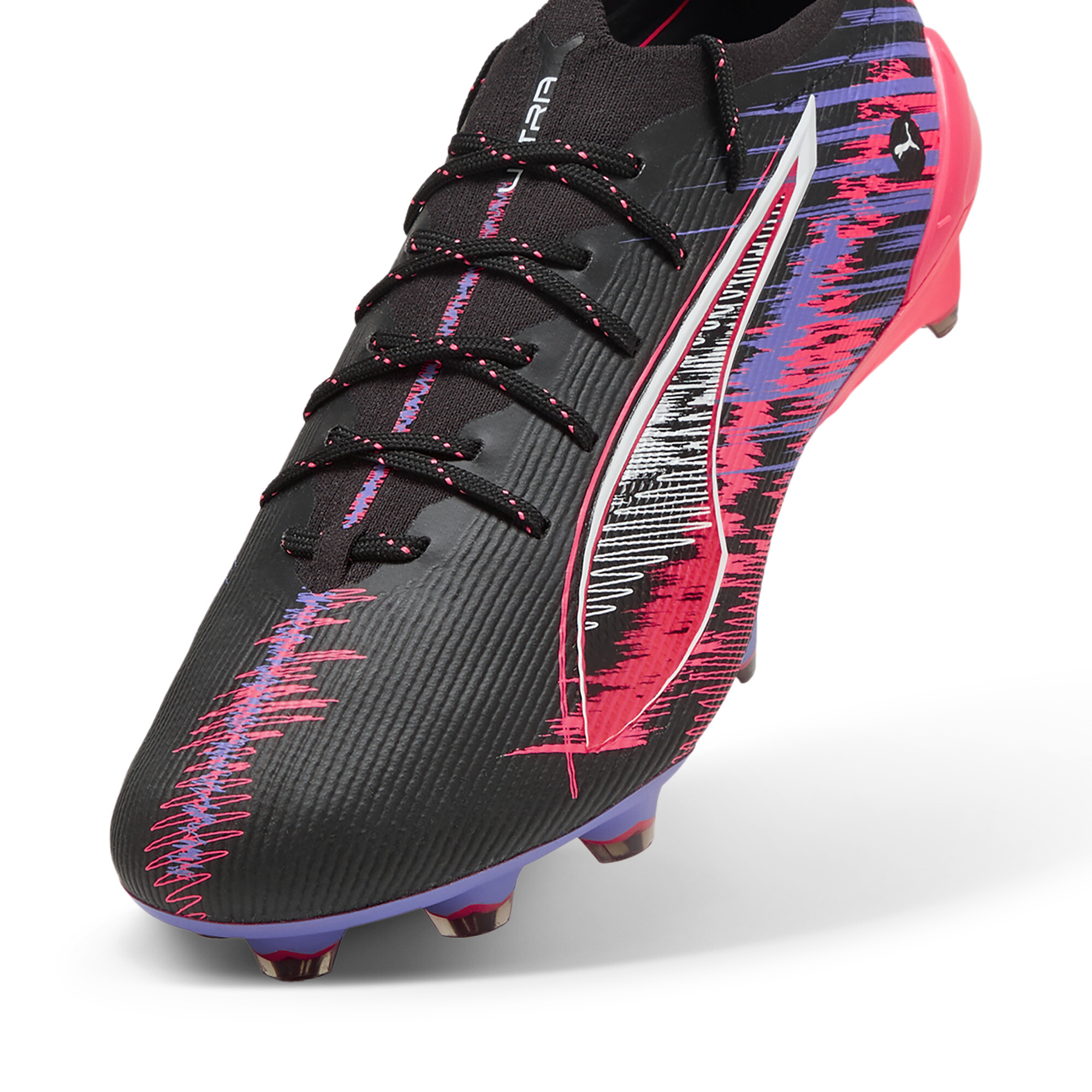 PUMA ULTRA 5 ULTIMATE F1® FG voetbalschoenen, Wit/Zwart