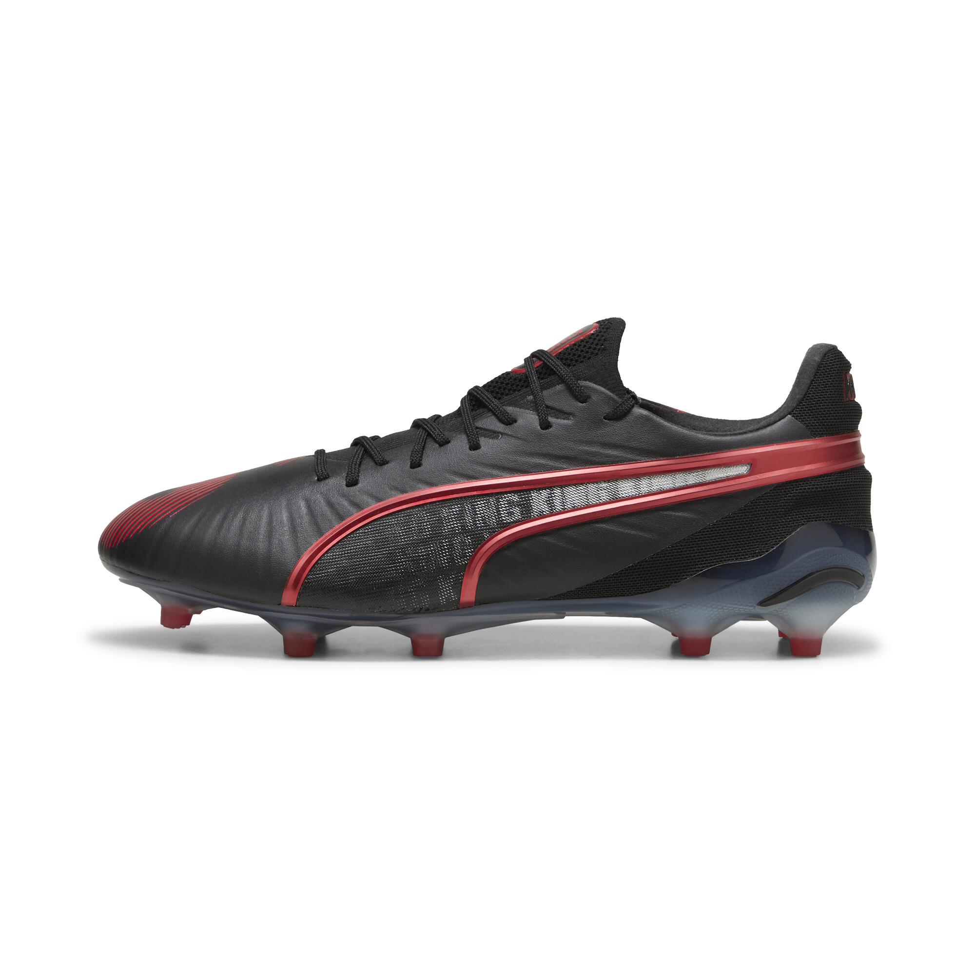 Puma KING ULTIMATE Launch Edition FG/AG Fußballschuhe Unisex | Black/Rosso Corsa | Größe: 35.5