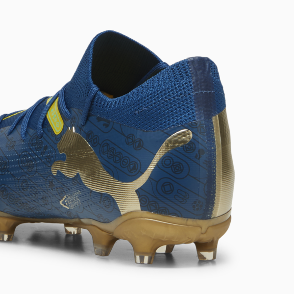 FUTURE 7 MATCH BNA FG/AG Football Boots Unisex, Sailing Blue-Marine Blue-Pelé Yellow-Grassy Green-Gold, large-ZAF