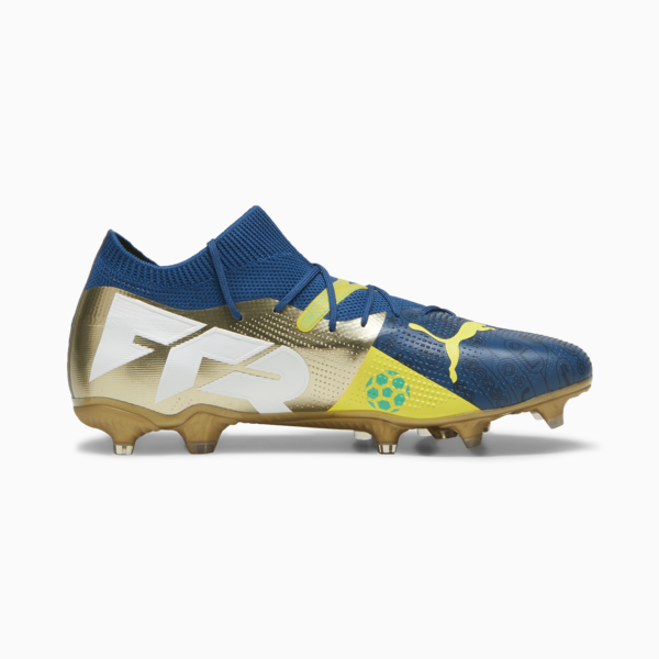 FUTURE 7 MATCH BNA FG/AG Football Boots Unisex, Sailing Blue-Marine Blue-Pelé Yellow-Grassy Green-Gold, large-ZAF