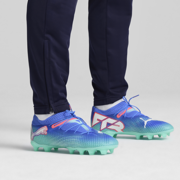 FUTURE 7 PRO+ FG/AG Football Boots Unisex, Bluemazing-PUMA White-Electric Peppermint, large-ZAF