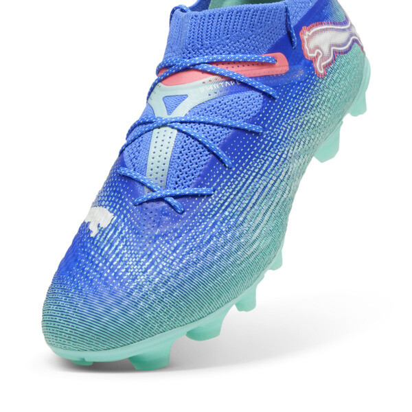 FUTURE 7 PRO+ FG/AG Football Boots, Bluemazing-PUMA White-Electric Peppermint, large-ZAF