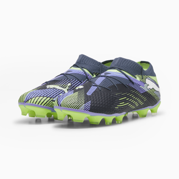 Tacos de futbol FUTURE 7 PRO+ FG/AG, Gray Skies-PUMA White-Fizzy Apple, large-MEX