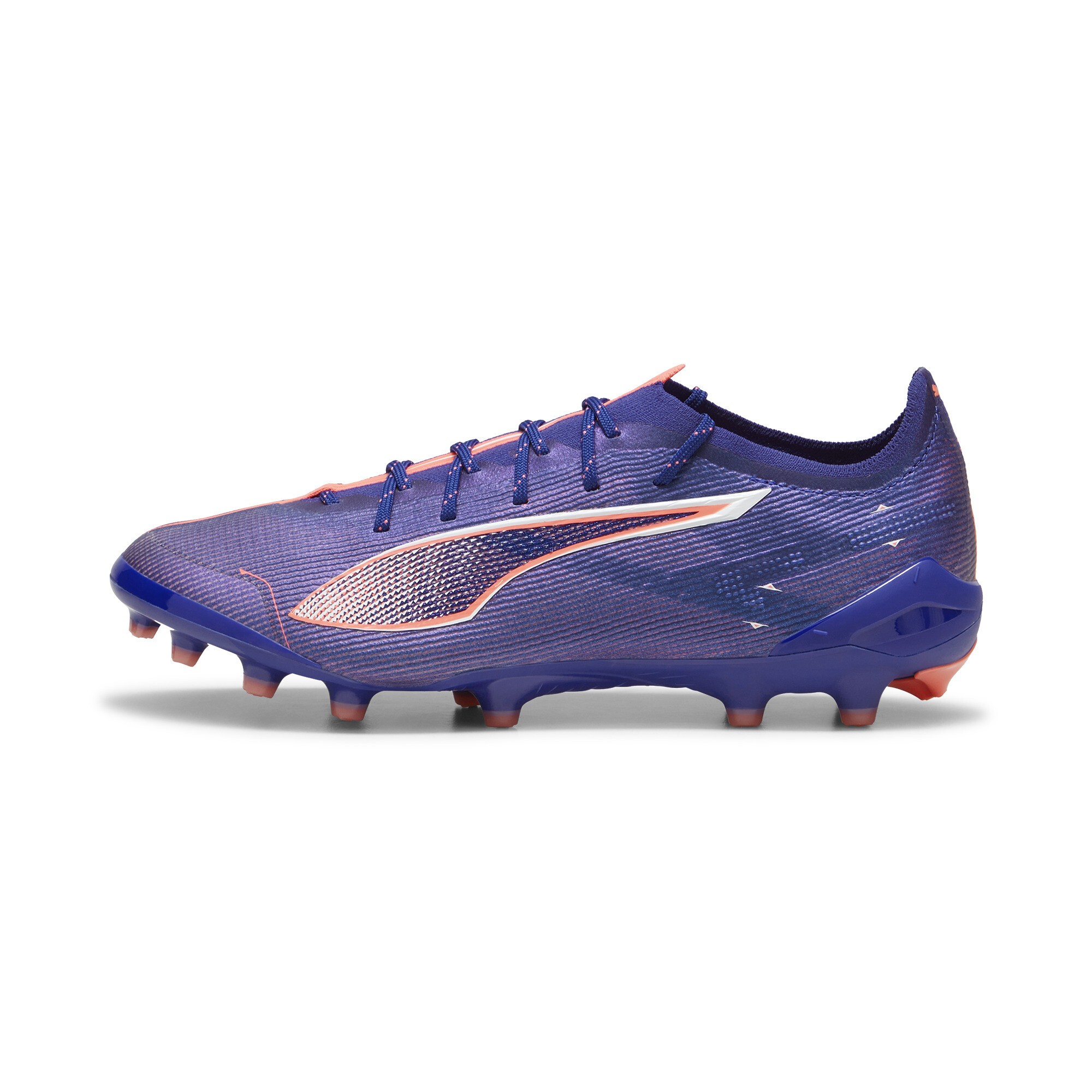 Puma ULTRA 5 ULTIMATE AG Fußballschuhe | Lapis Lazuli/White/Sunset Glow | Größe: 46.5