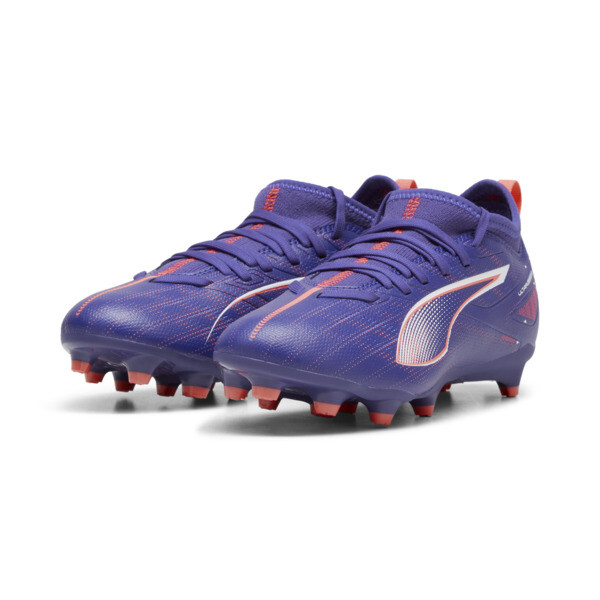 ULTRA 5 MATCH FG/AG Football Boots Youth, Lapis Lazuli-PUMA White-Sunset Glow, large-ZAF