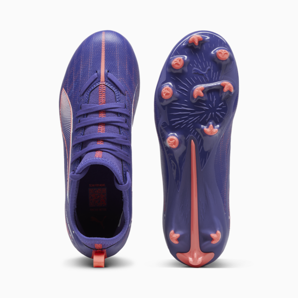 Tacos de fútbol ULTRA 5 MATCH FG/AG, Lapis Lazuli-PUMA White-Sunset Glow, large-MEX