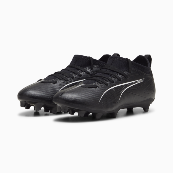 ULTRA 5 MATCH FG/AG Football Boots Youth, PUMA Black-PUMA White, large-MEX