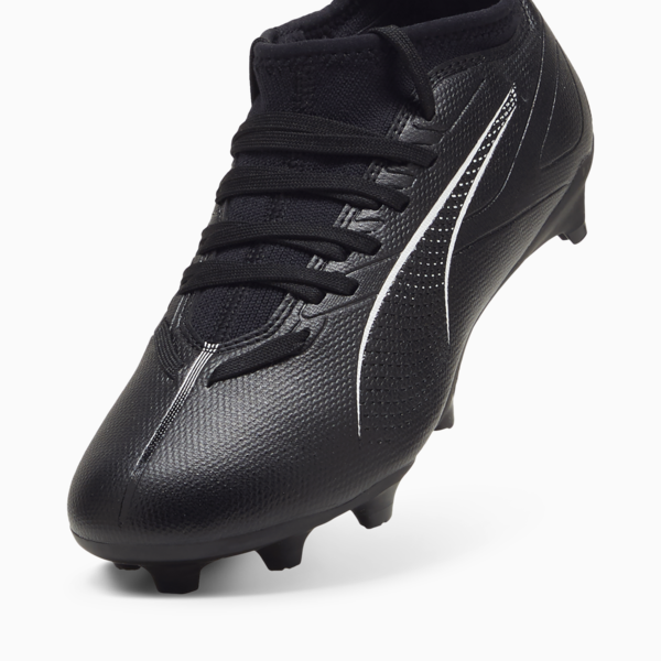 ULTRA 5 MATCH FG/AG Football Boots Youth, PUMA Black-PUMA White, large-MEX