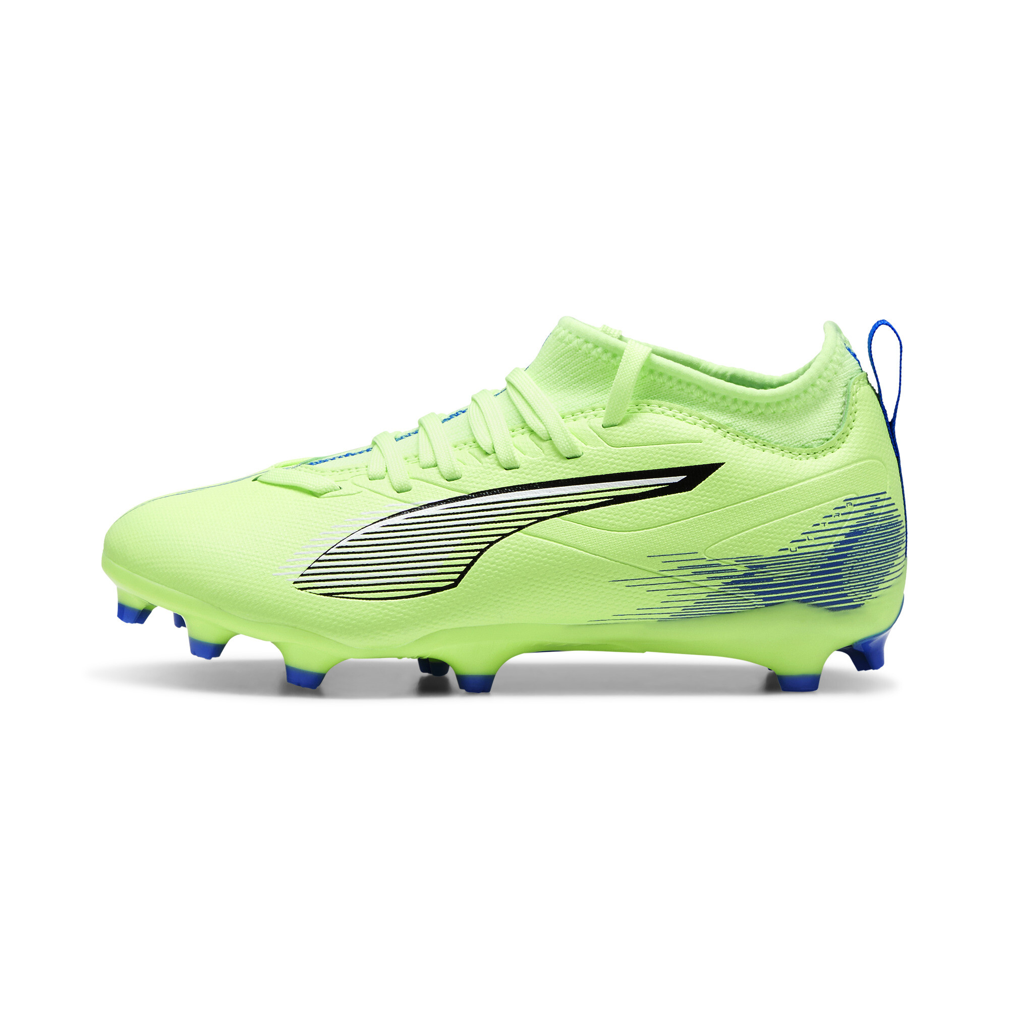 Puma ULTRA 5 MATCH FG/AG Fußballschuhe Teenager Für Für Kinder | Fizzy Apple/White/Bluemazing | Größe: 38