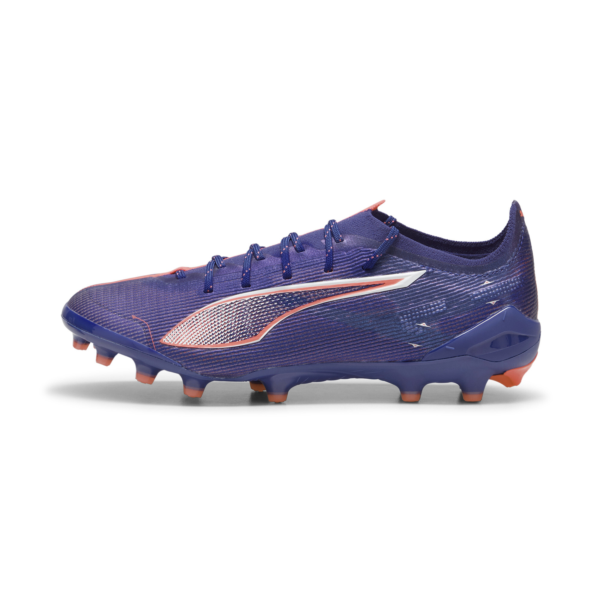 Puma ULTRA 5 ULTIMATE AG Fußballschuhe Damen | Lapis Lazuli/White/Sunset Glow | Größe: 39