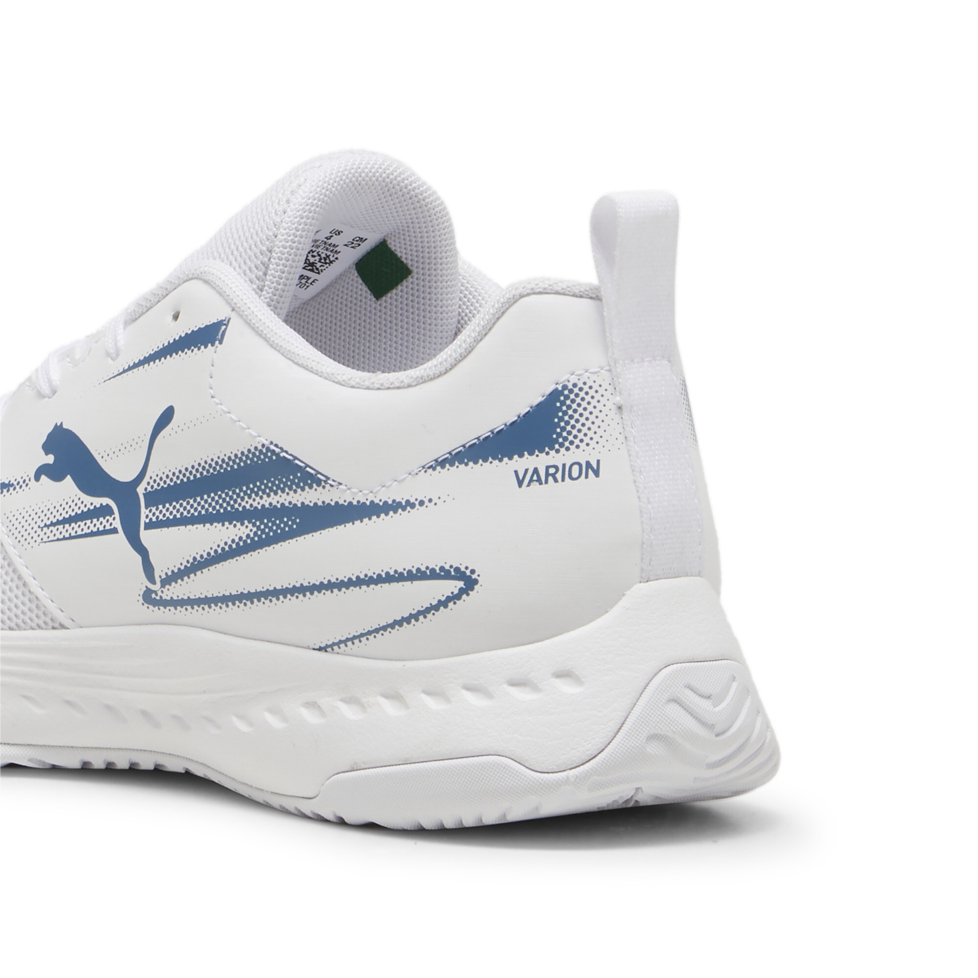 PUMA Varion II zaalschoenen, Blauw/Wit, Maat 35,5 thumbnail 5