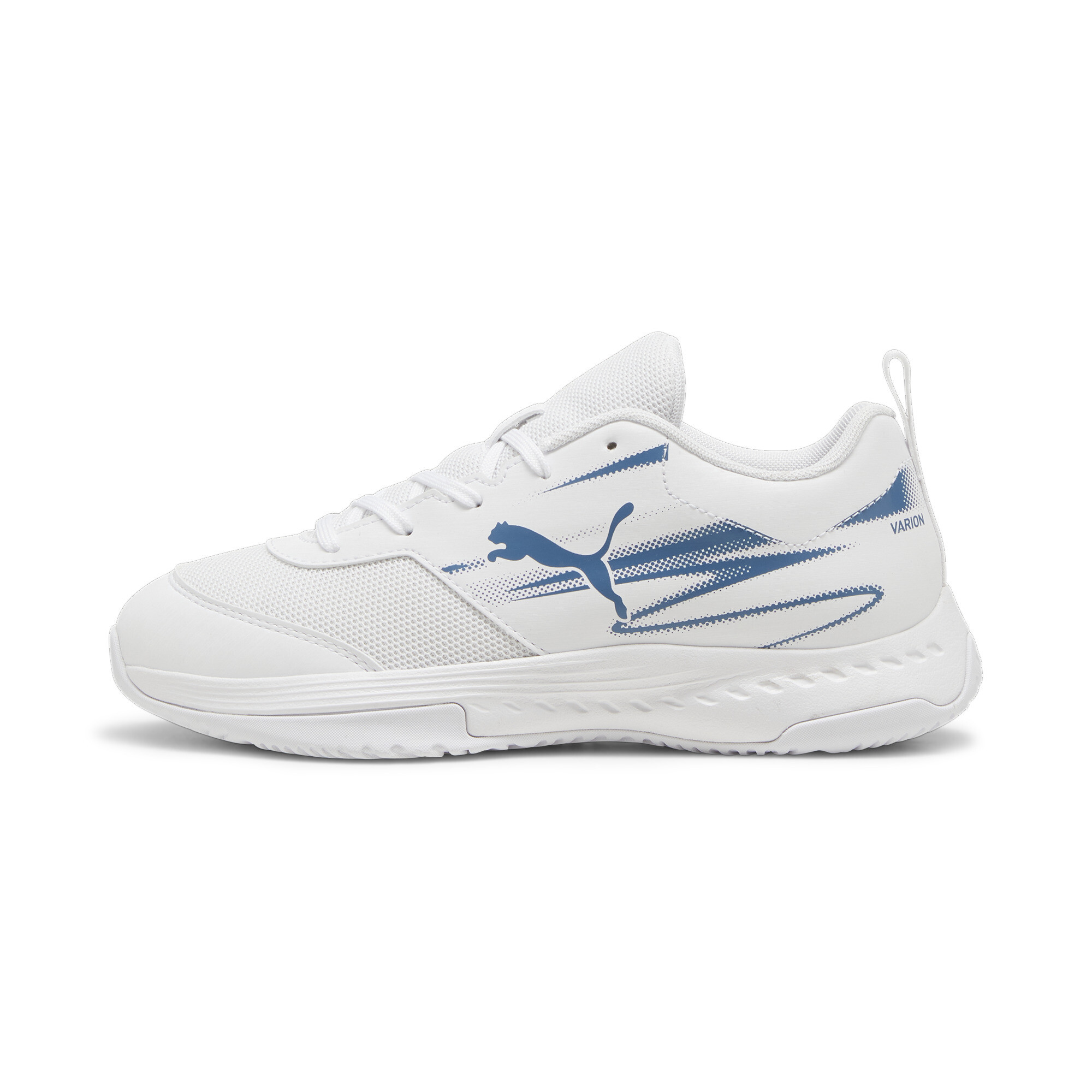 Puma Varion II Hallensportschuhe Teenager Für Für Kinder | White/Blue Horizon | Größe: 38