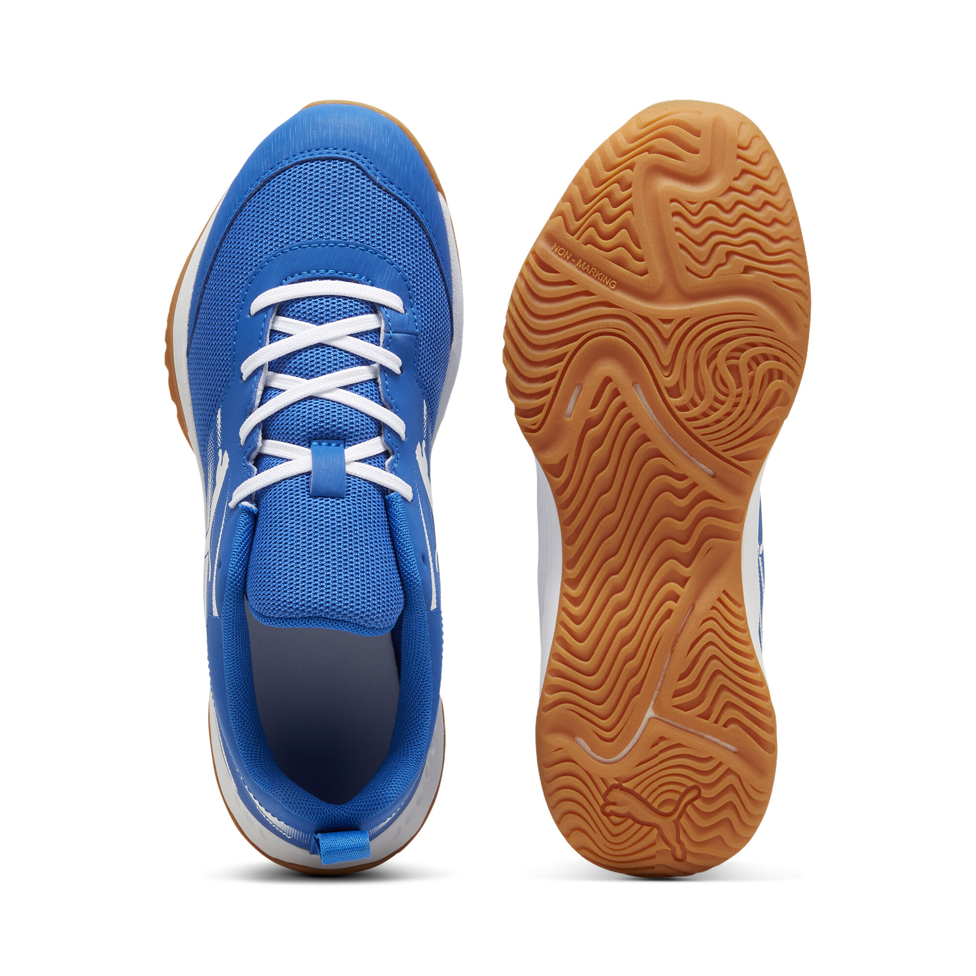 PUMA Varion II zaalschoenen, Blauw/Wit, Maat 37 thumbnail 4