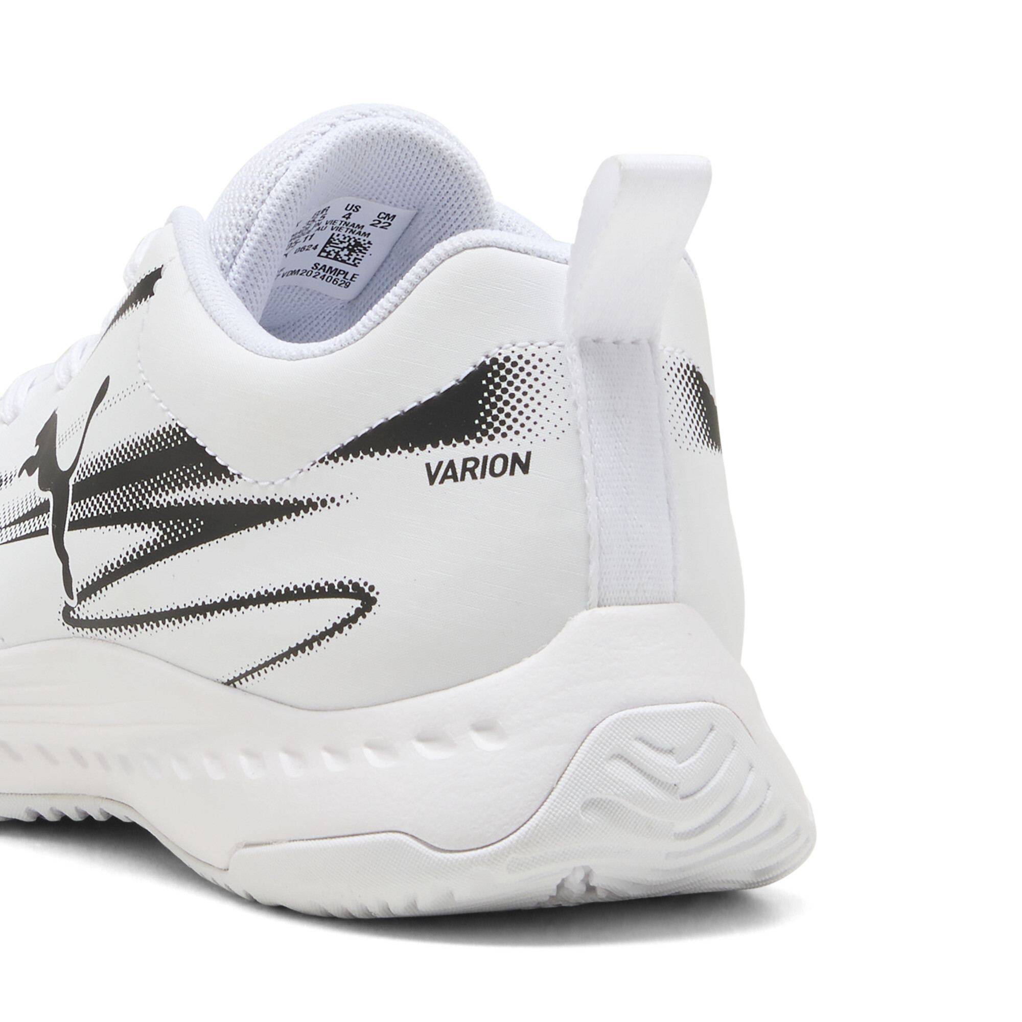PUMA Varion II zaalschoenen, Zwart/Wit, Maat 39 thumbnail 5