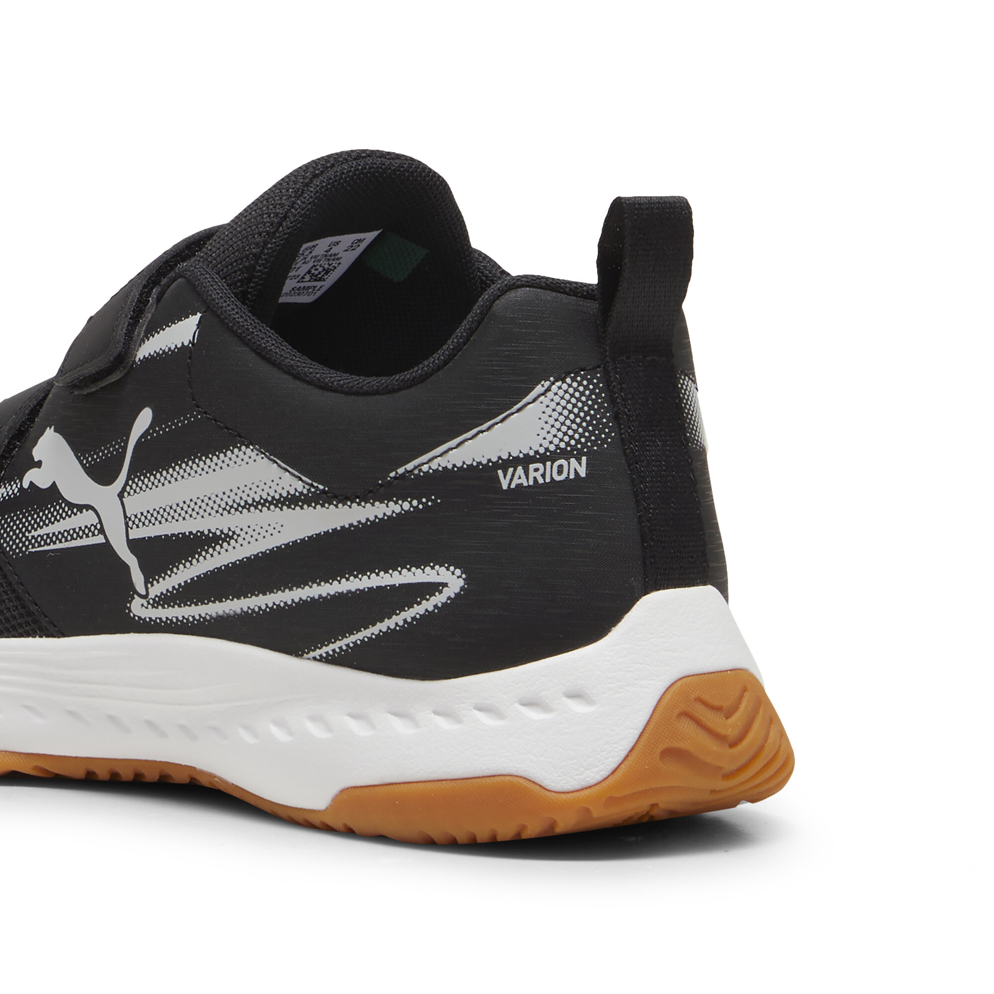 PUMA Varion II zaalschoenen, Zwart/Grijs, Maat 33 thumbnail 5
