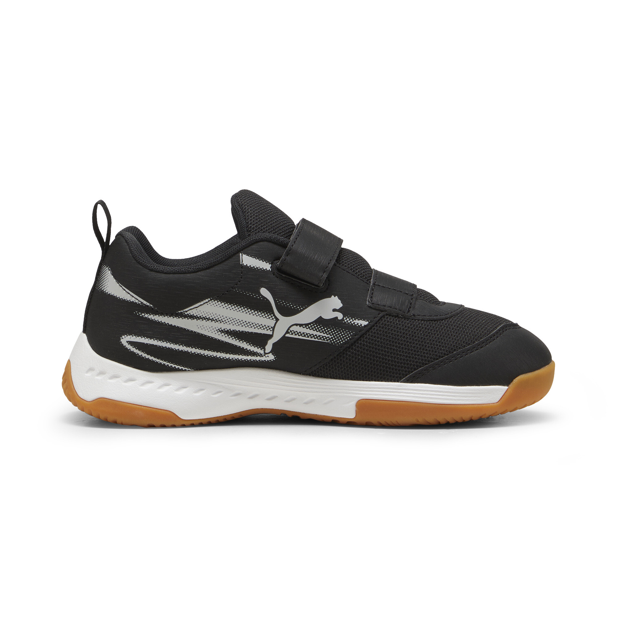 PUMA Varion II zaalschoenen, Zwart/Grijs, Maat 33 thumbnail 3