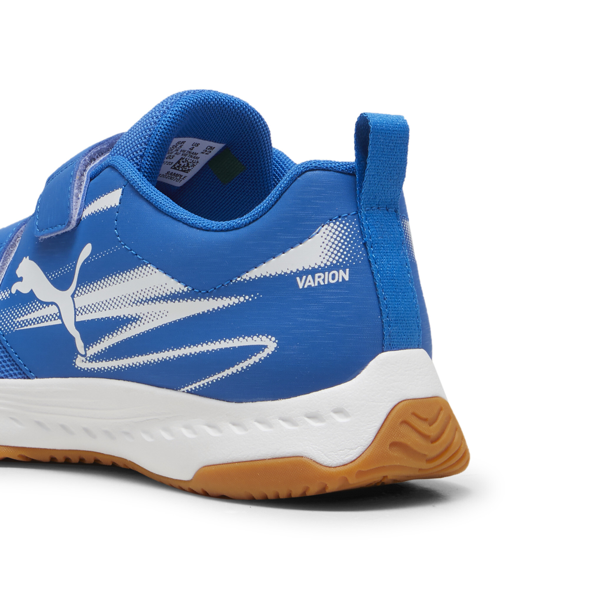 PUMA Varion II zaalschoenen, Blauw/Wit, Maat 28 thumbnail 5