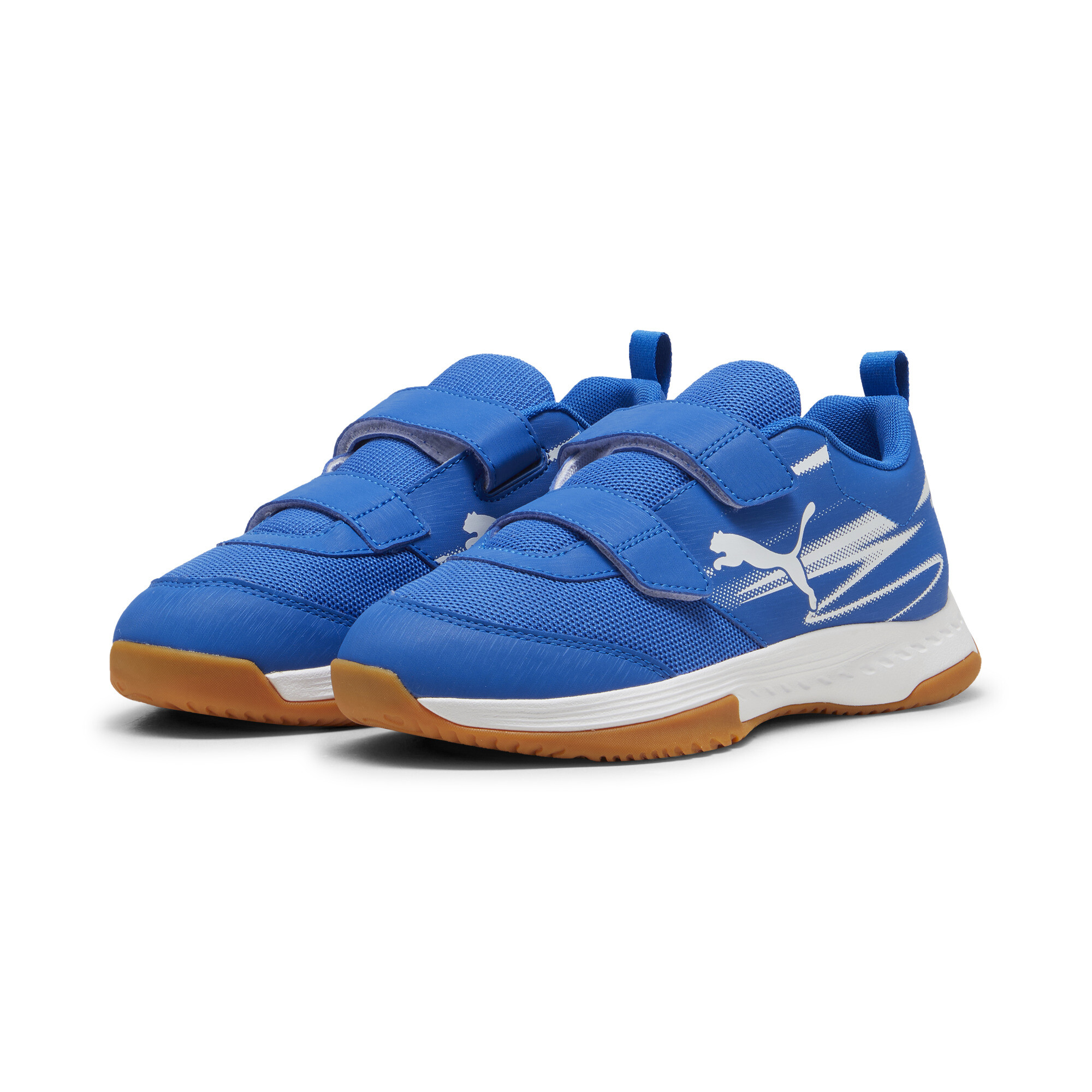 PUMA Varion II zaalschoenen, Blauw/Wit, Maat 28 thumbnail 6