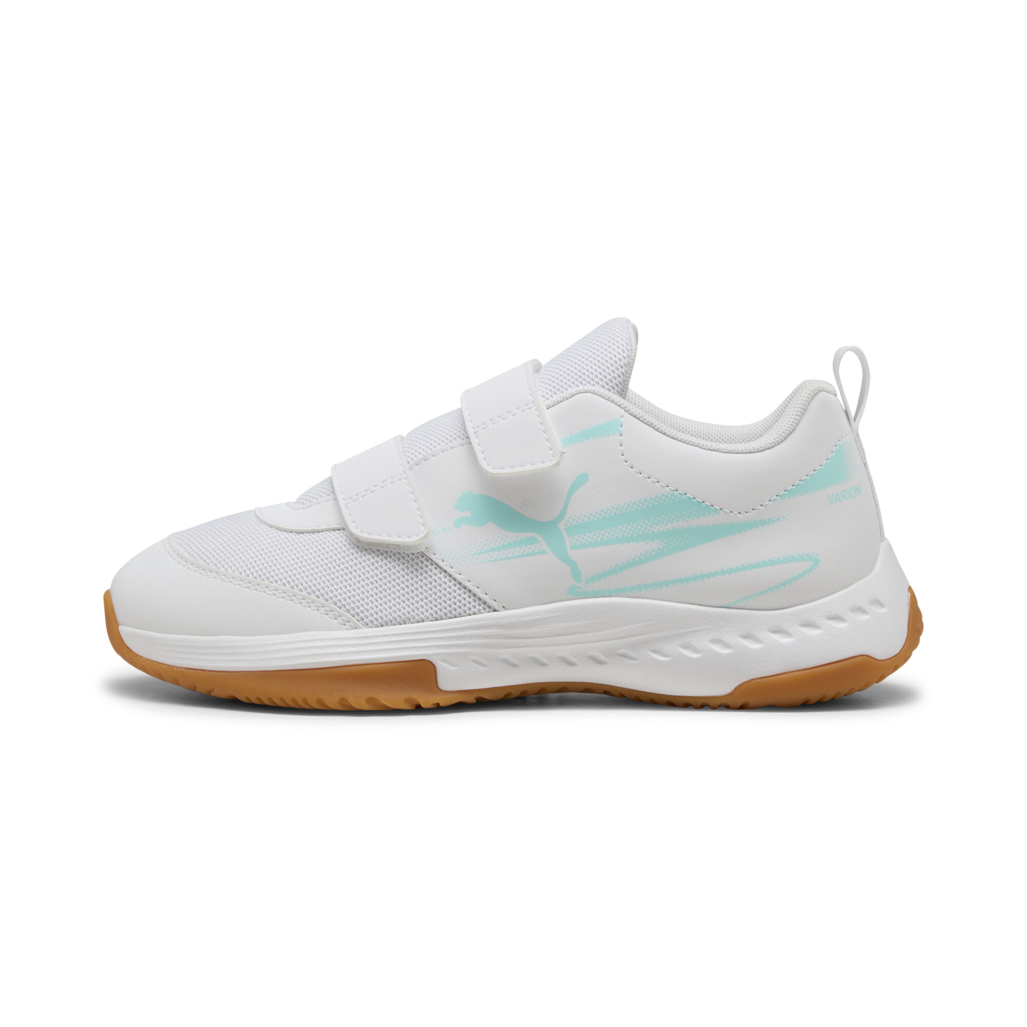 Puma Varion II Hallensportschuhe Teenager Für Für Kinder | Electric Peppermint/White/Gum | Größe: 34.5